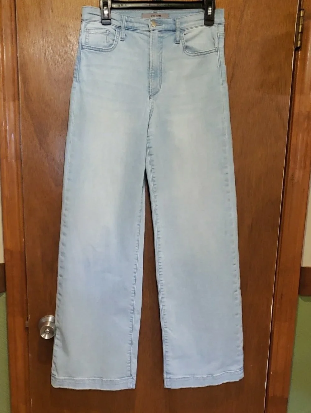 Joe's Jeans Light Blue Wide-Leg El Savadore High-Rise Jeans